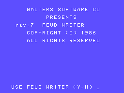 Family Feud Writer Screenshot 2