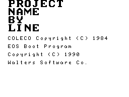 Project Name By Line Screenshot 1
