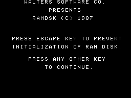 RamDISK v1.1 Screenshot 1
