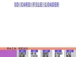 SD Card File Loader