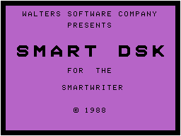 Smart DSK I for SmartWriter Screenshot 1