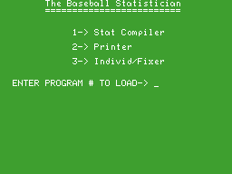 The Baseball Statistician Screenshot 2