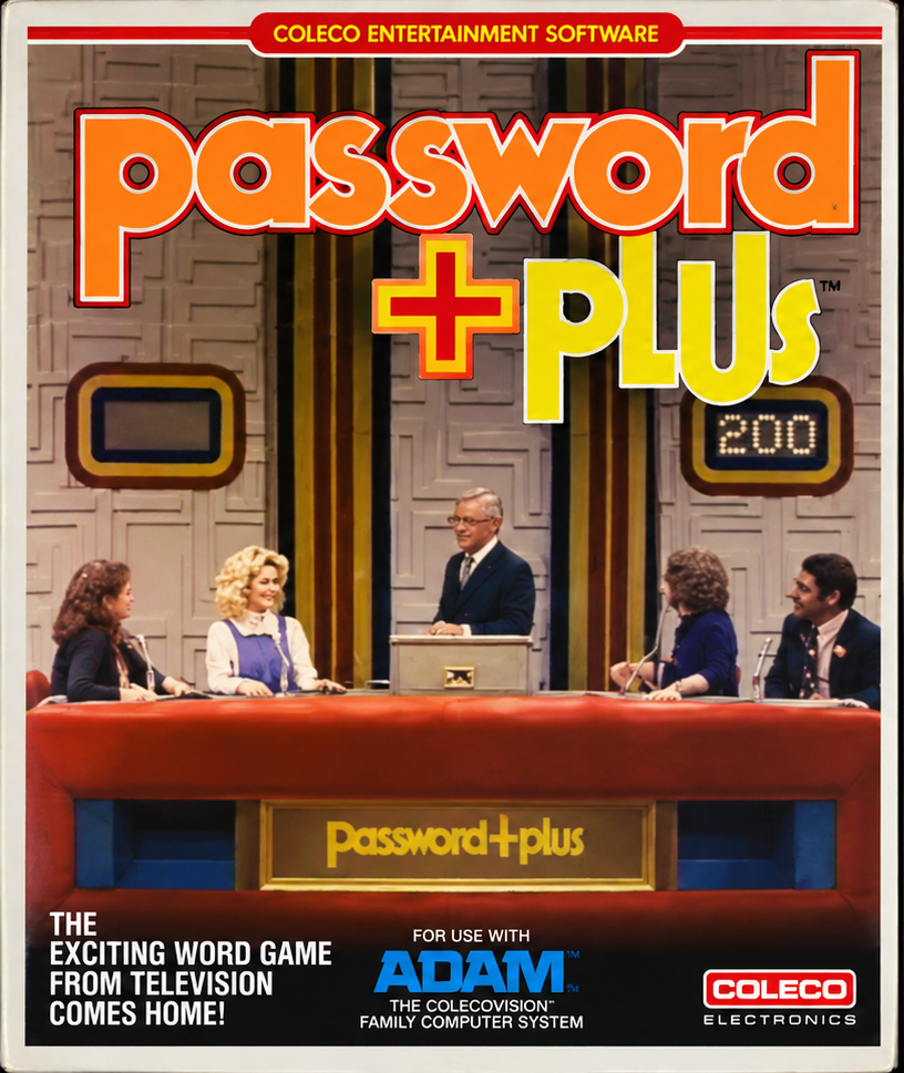 Vintage Password Plus Game Box Front
