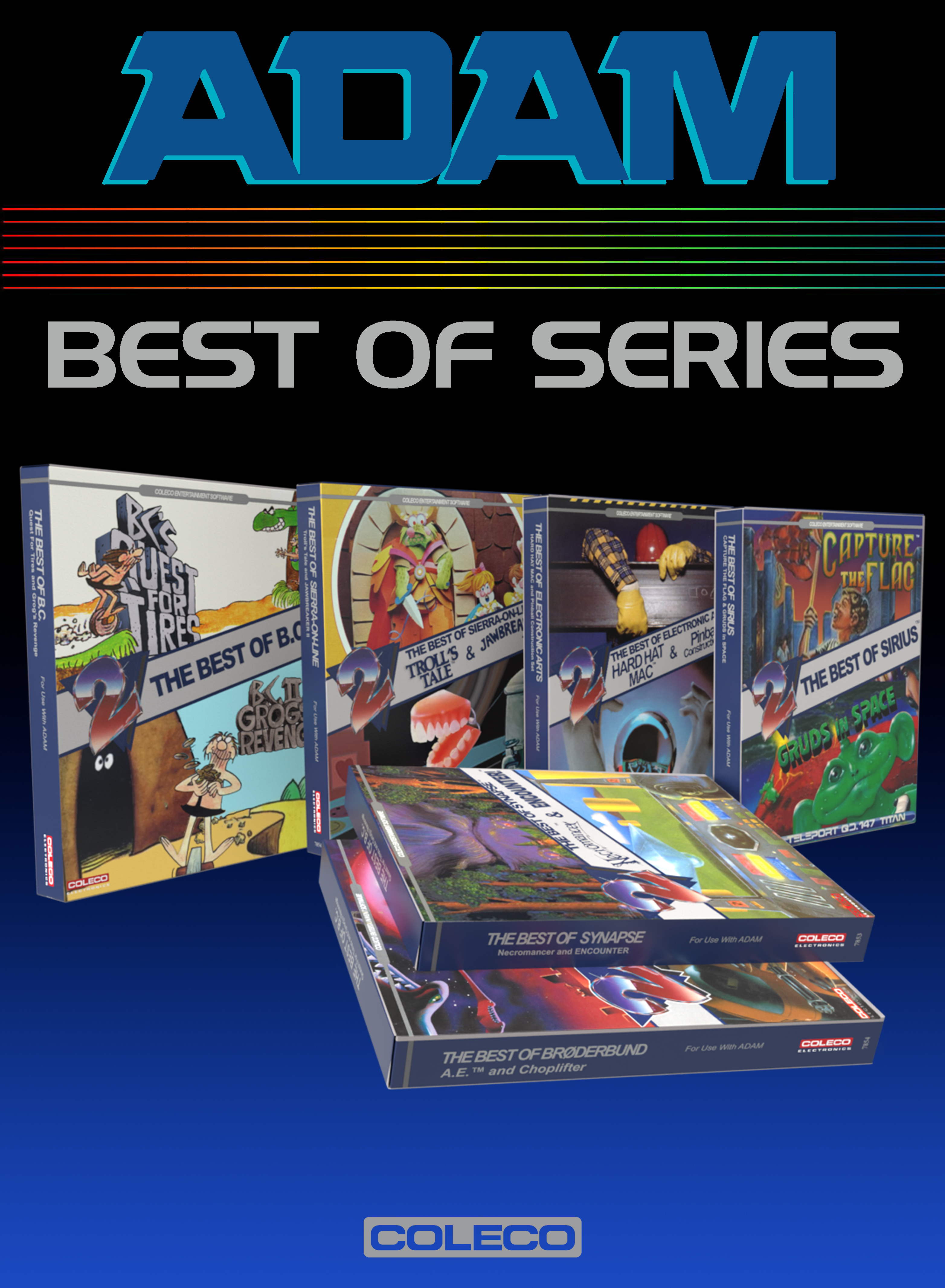 Adam Computer Poster ColecoVision ADAM Graphics & Artwork Collection | Posters & Promotional Art