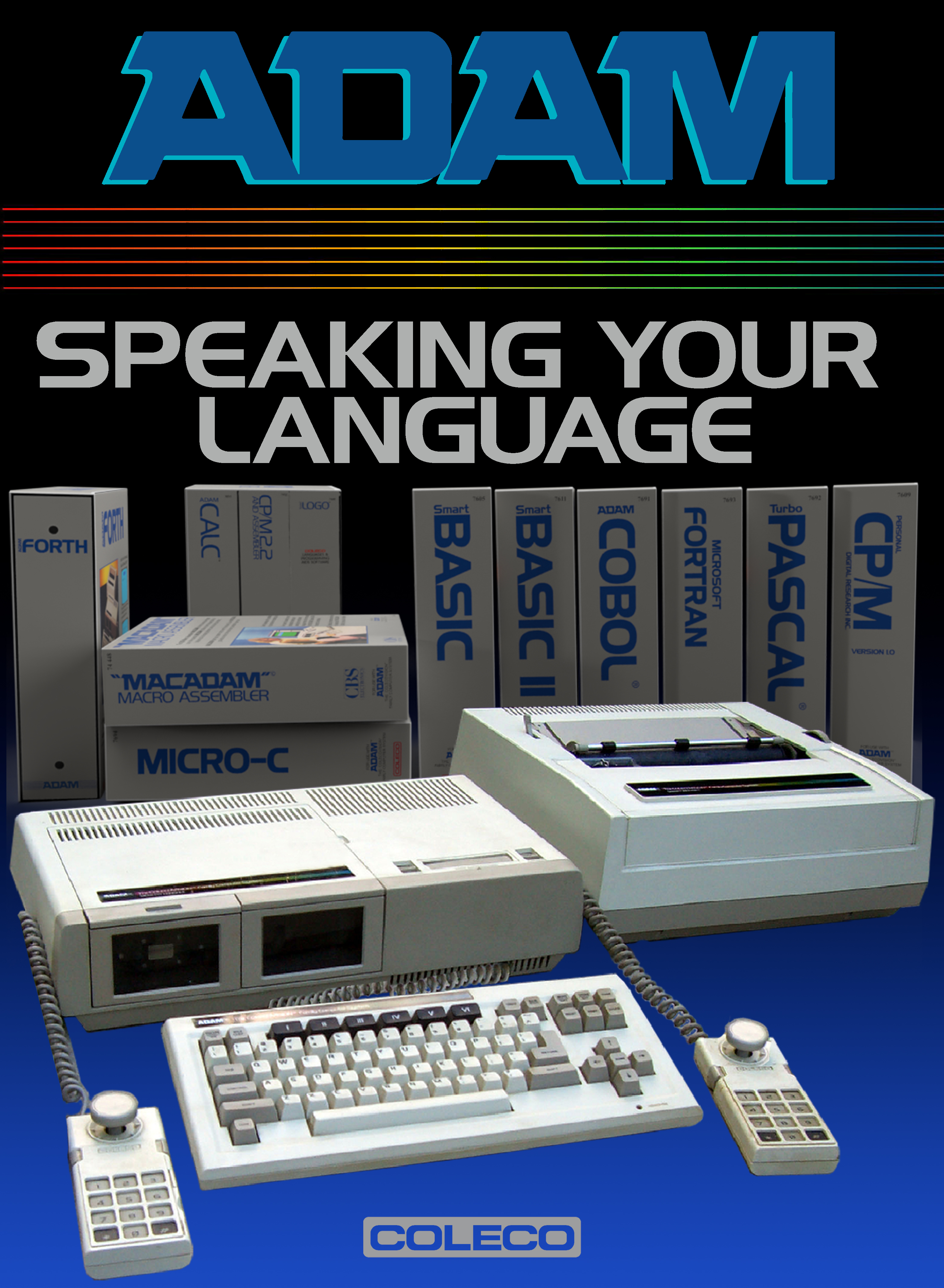 ColecoVision ADAM Graphics & Artwork Collection | Posters & Promotional Art