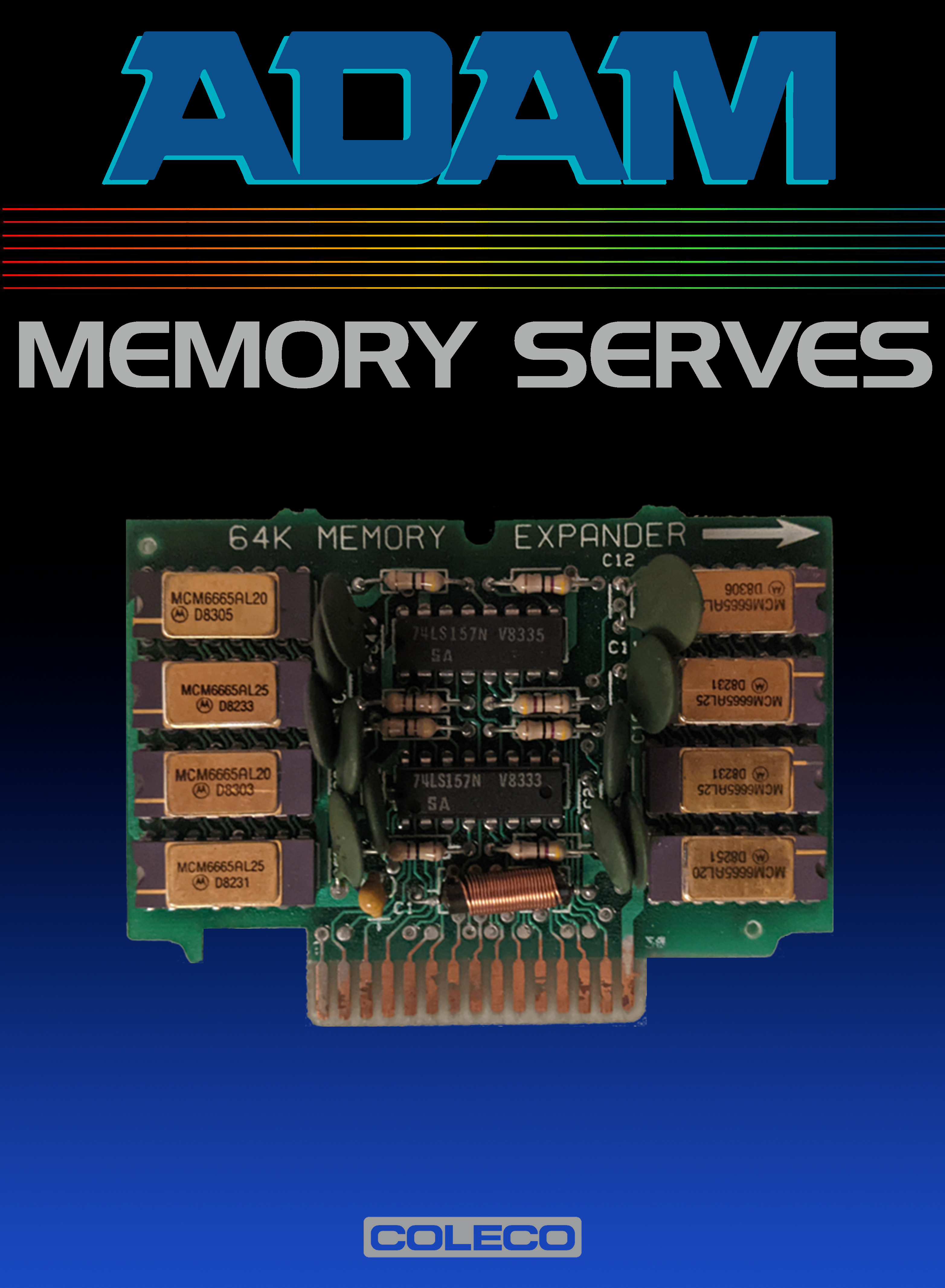 Adam Computer Poster ColecoVision ADAM Graphics & Artwork Collection | Posters & Promotional Art