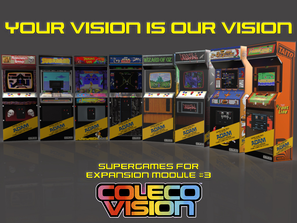 ColecoVision SUPER GAME ARCADE BOXES