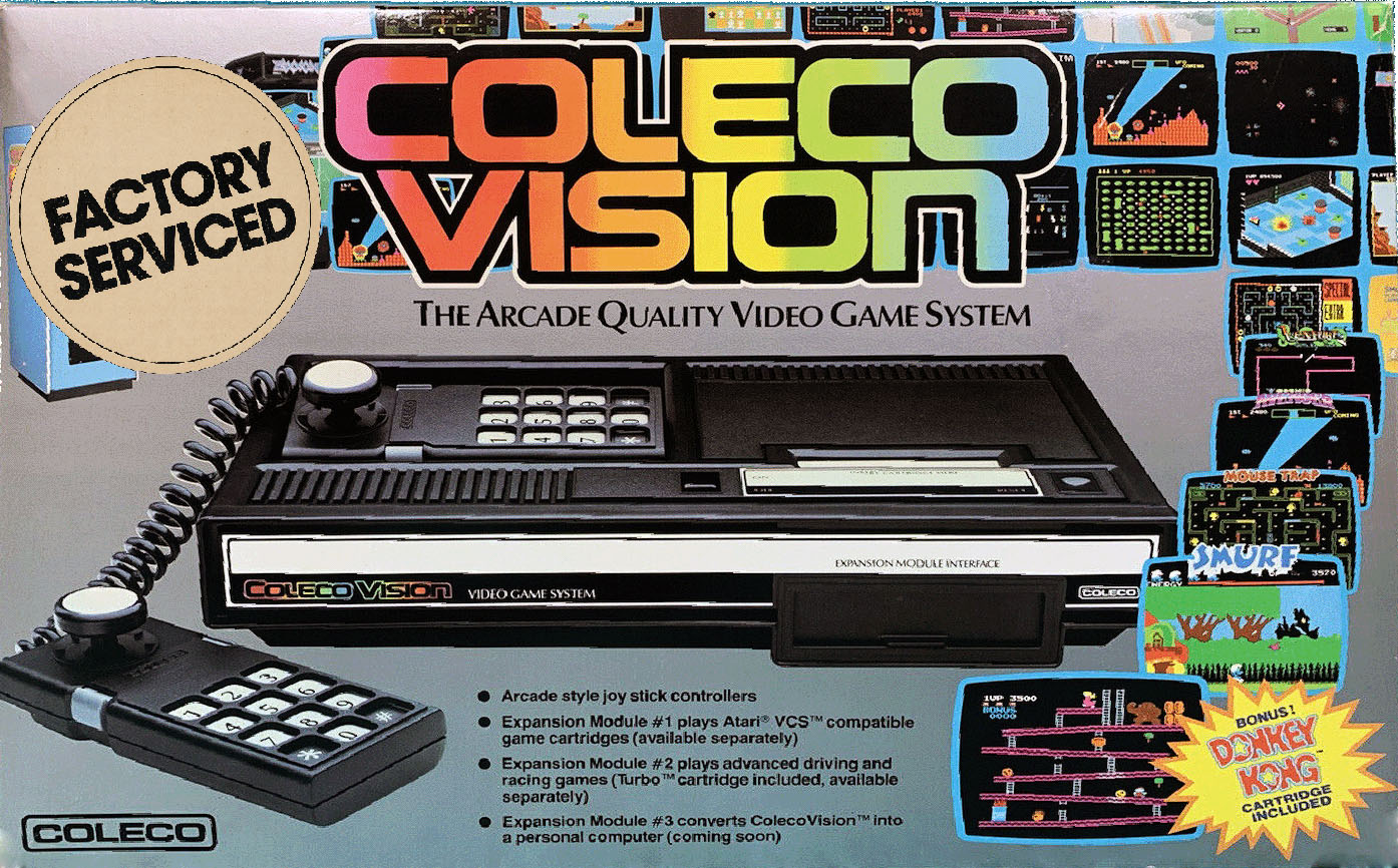 ColecoVision with Donkey Kong (Factory Serviced)