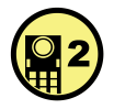 Controller 2 buttons icon