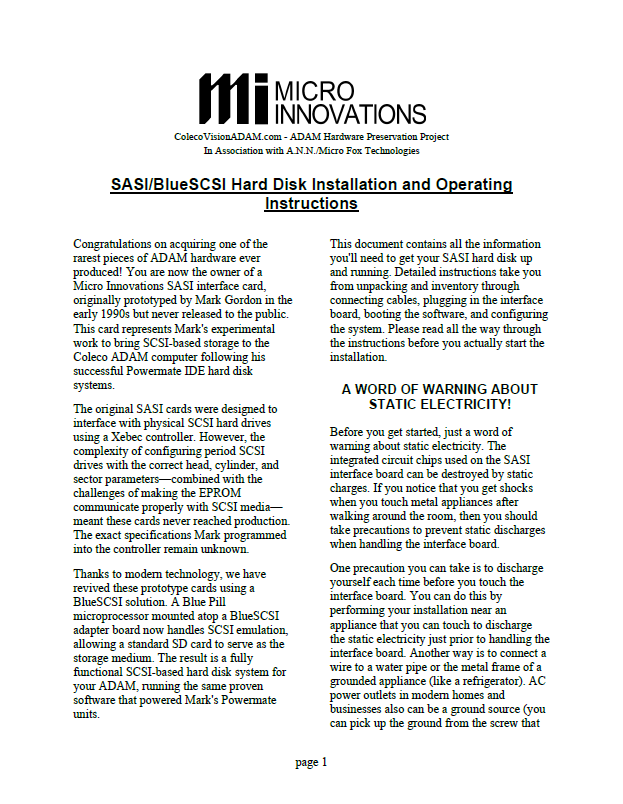 Coleco ADAM Micro Innovations SASI-SCSI (Manual).png